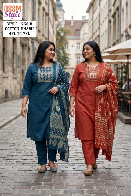 Ossm style 1258 B wholesale kurtis in barobazer